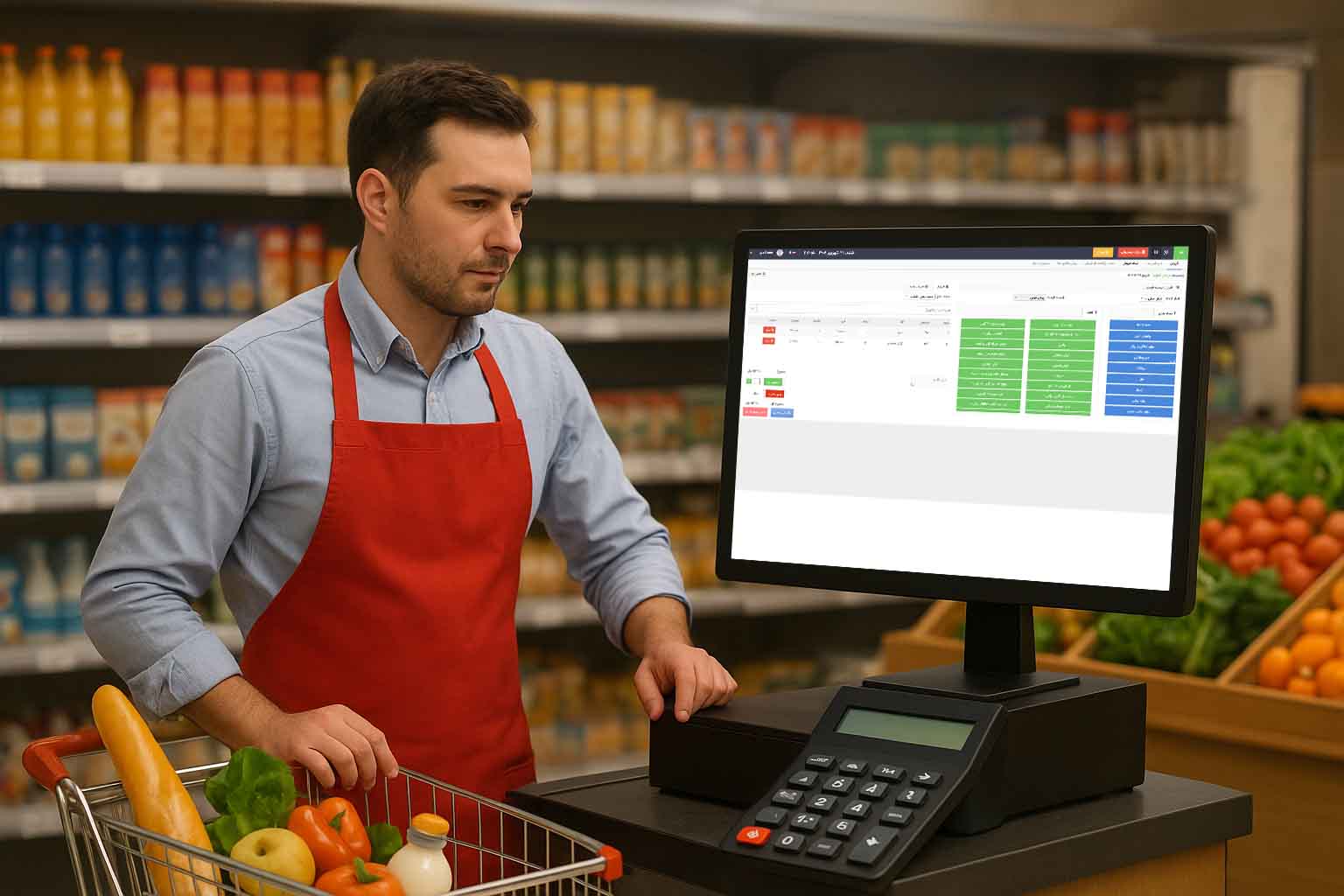 درآمد يک روز سوپرمارکت چقدر است؟